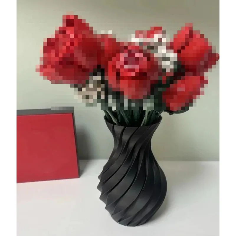 3D Printing Lego Bricks - 1 adet Vazo Lego Buket Güller
