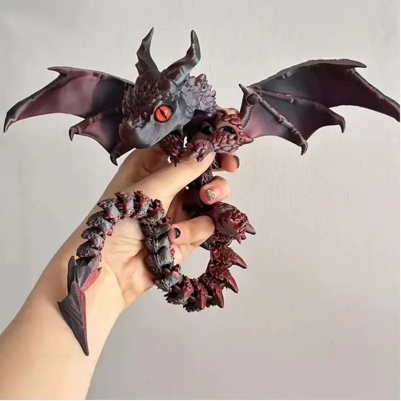 3D Printing Online Service - 3D Baskılı Kanatlar, Ejderhalar, Ejderhalar ve