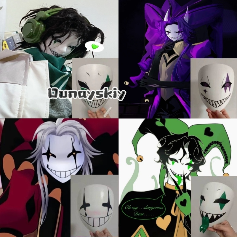 3D Printing Mask - Anime Oyunu Sirk Cosplay Kostüm Küçük