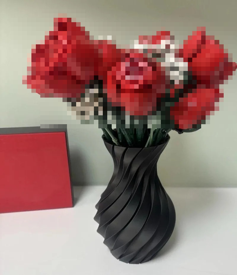 Vazo Lego Buket Güller Çiçekle - 3D Printing Lego Bricks incelemesi ve fiyatı