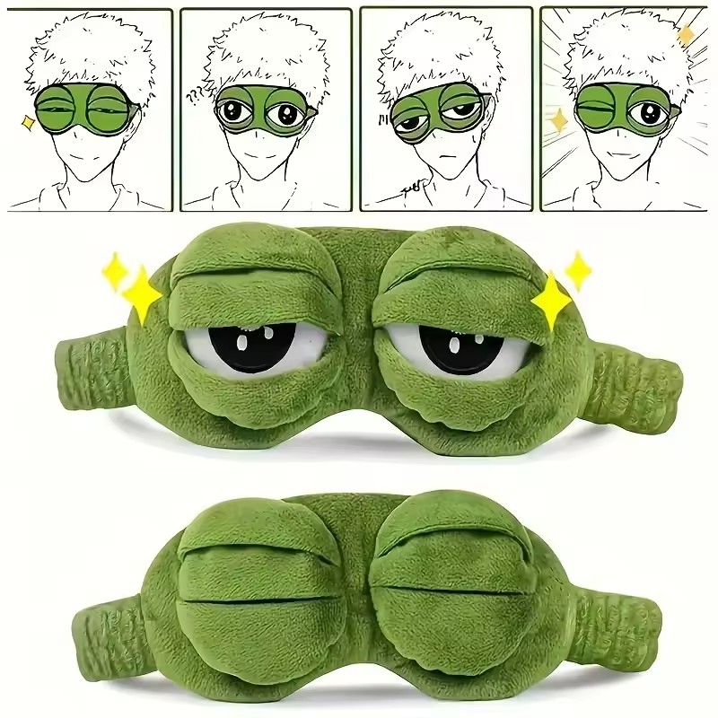 3D Kurbağa Uyku Maskesi Doğal  - 3D Printing Mask incelemesi ve fiyatı